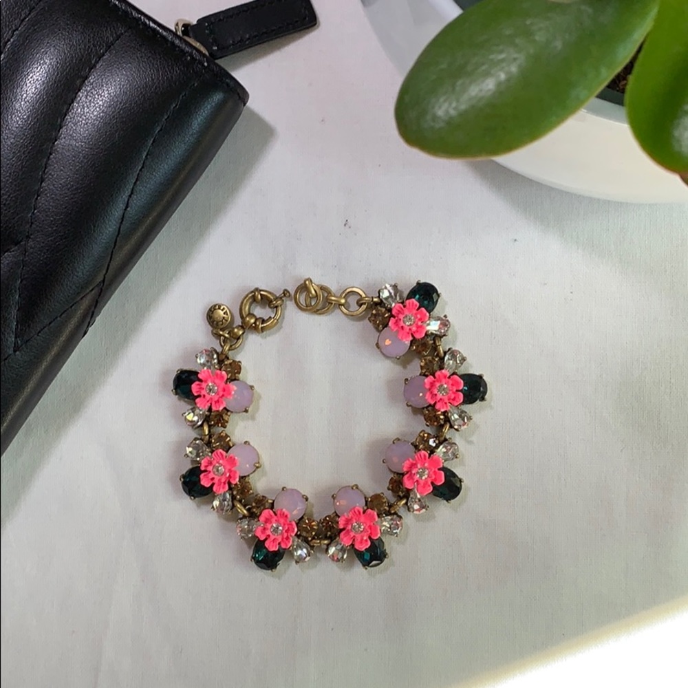 J. Crew Floral Bracelet